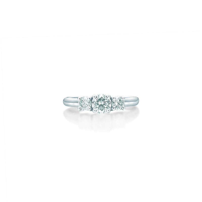 Graceful tre-stens ring